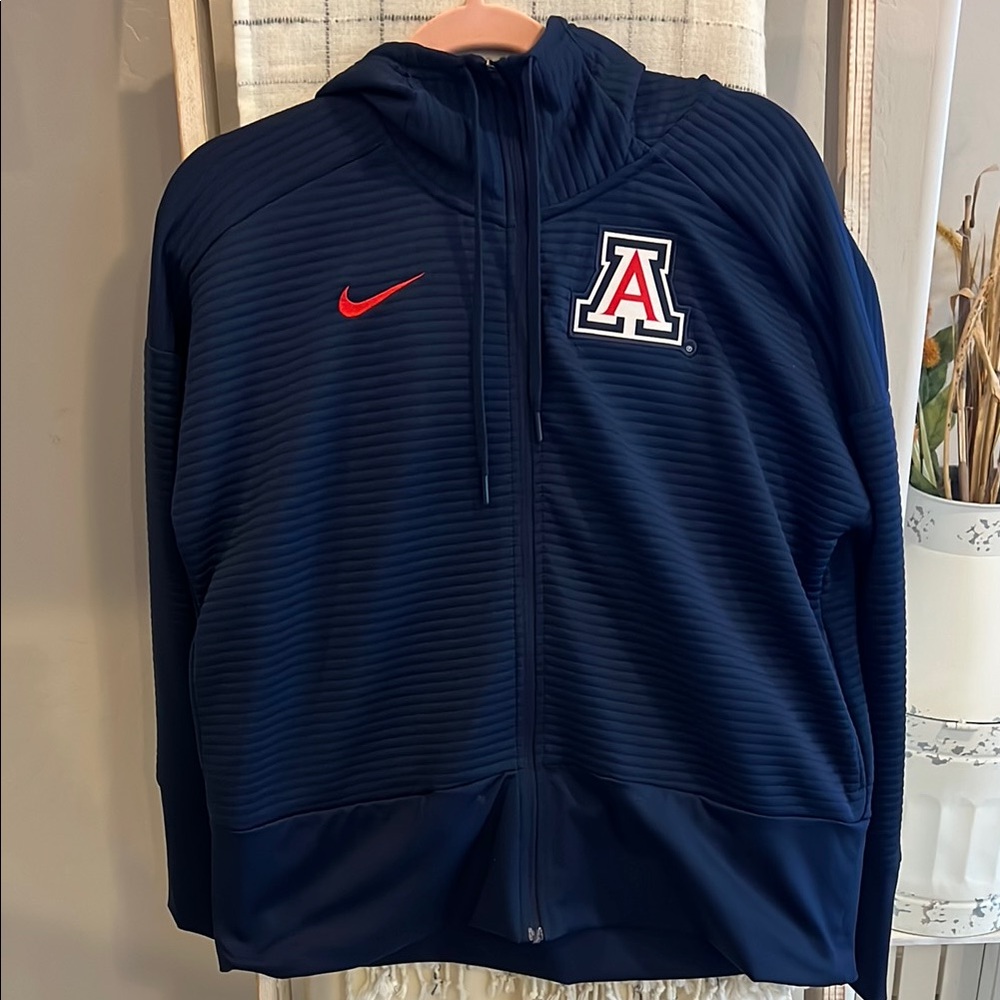 Arizona Wildcats Nike Dri-FIT Navy Blue Zip-up Hoodie